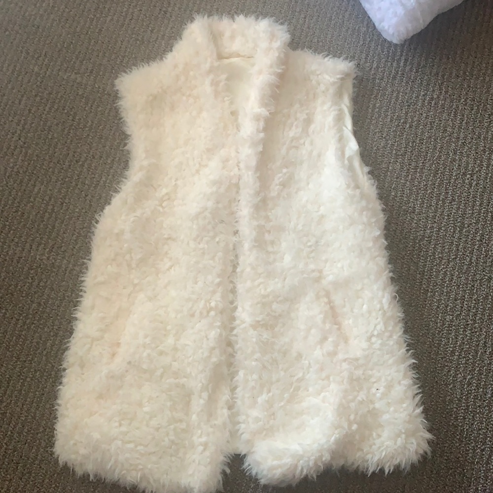 Fluffy vest
